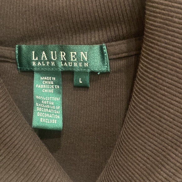 Dark brown cowl neck Lauren top - Picture 3 of 3